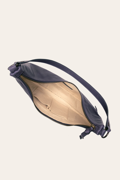 Frye Everyday | Melissa Crescent Hobo in Eggplant