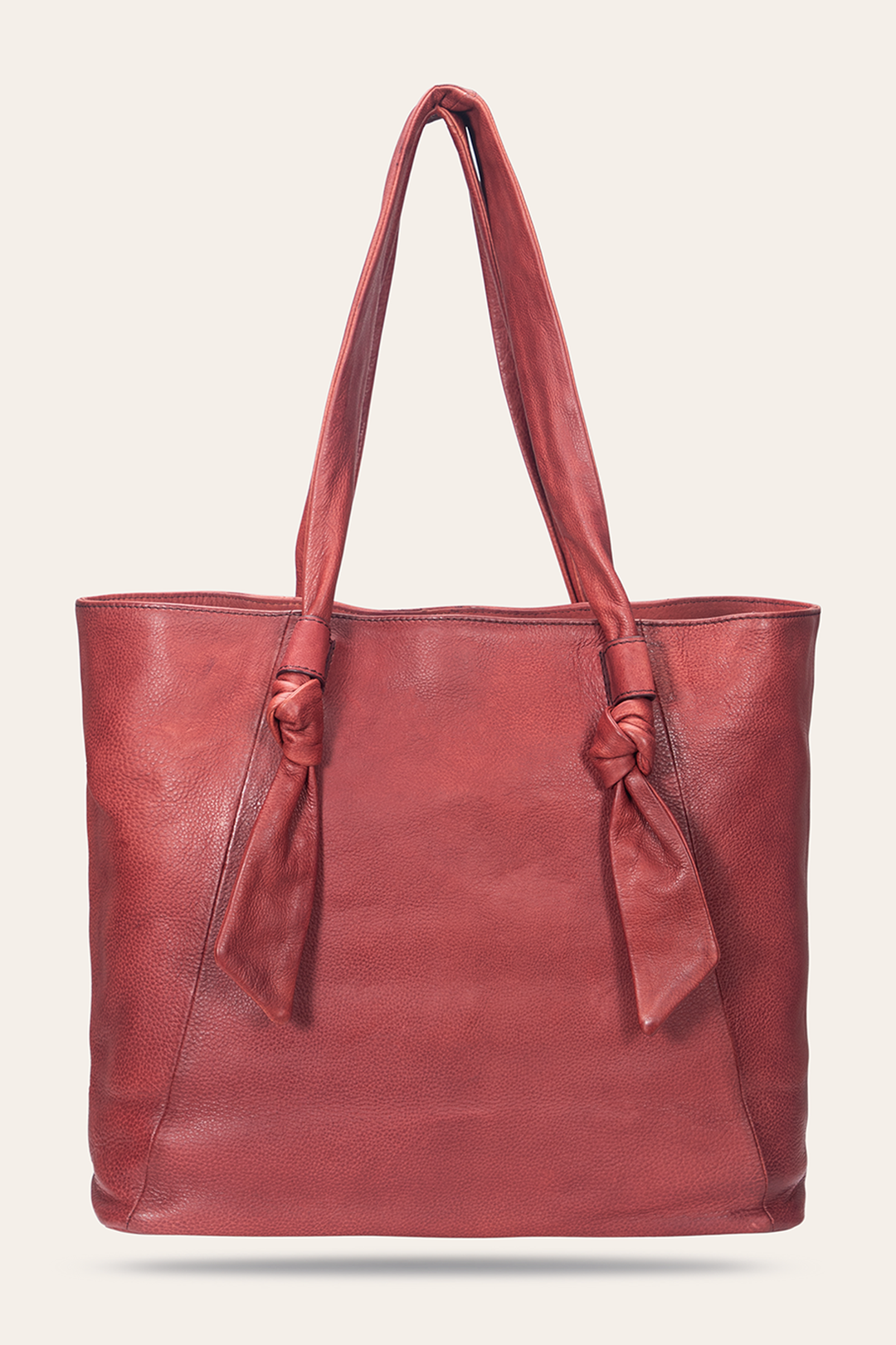 Frye Discount | Nora Knotted Tote in Burgundy