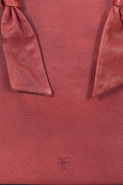 Frye Discount | Nora Knotted Tote in Burgundy