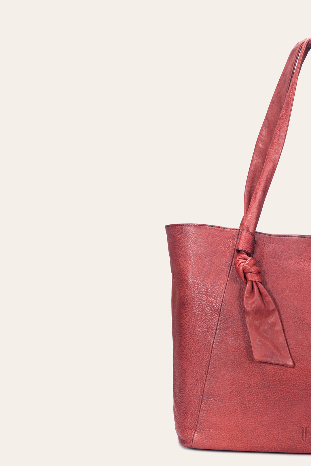 Frye Discount | Nora Knotted Tote in Burgundy