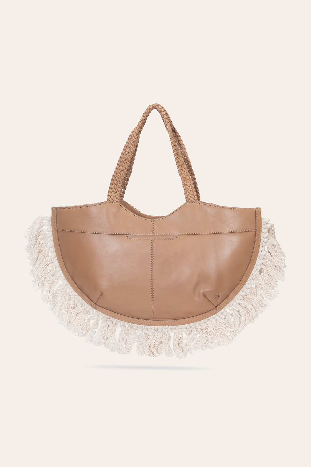 Frye New | Women's Ella Tassel Tote Bag in Beige
