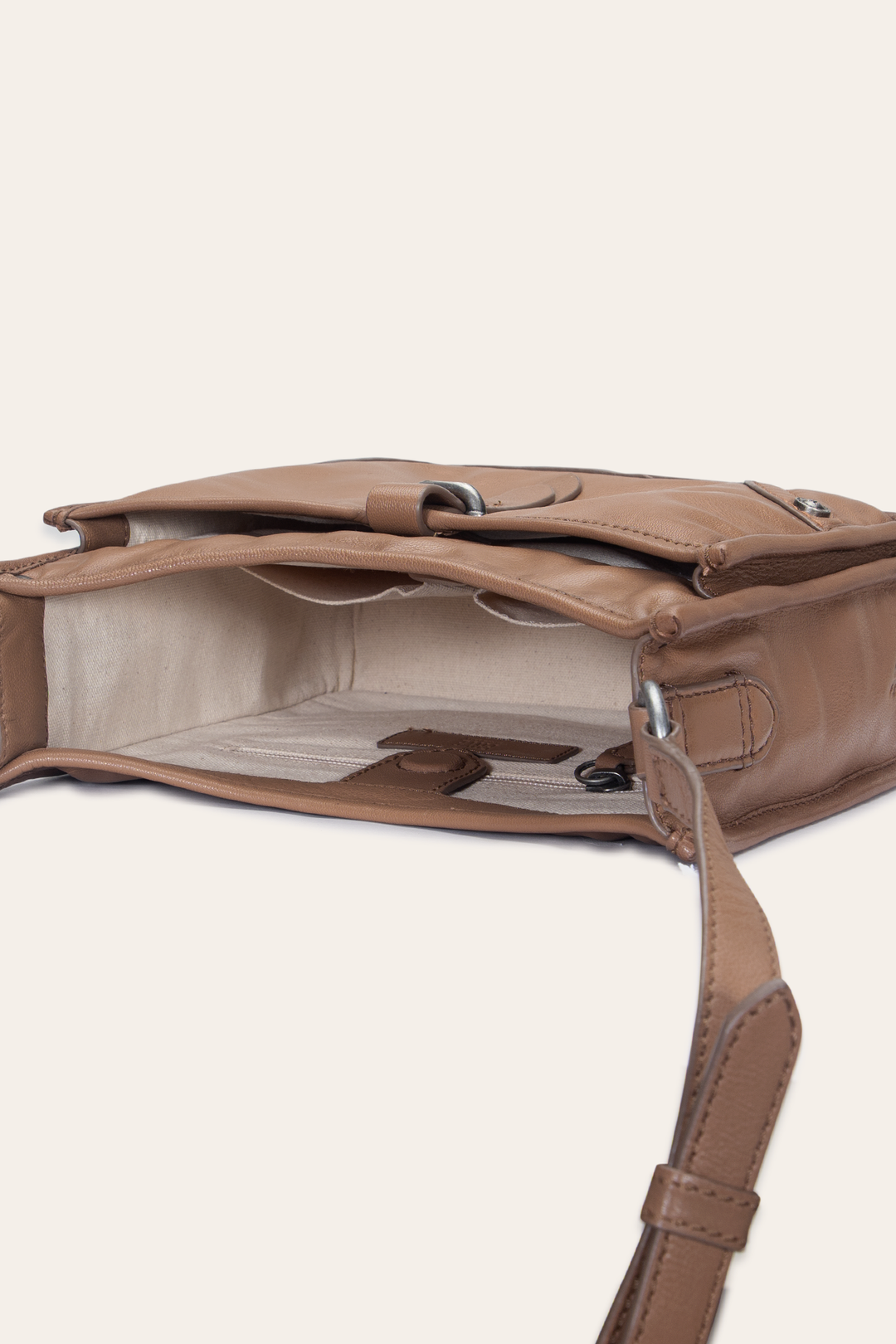 Frye Best Price | Women's Campus Crossbody Bag (Beige)