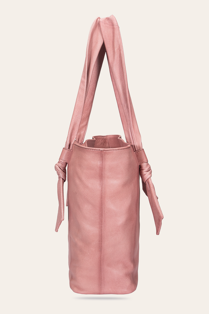 Frye Value | Women's Nora Knotted Tote Bag (Woodrose)