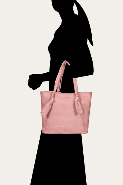 Frye Value | Women's Nora Knotted Tote Bag (Woodrose)