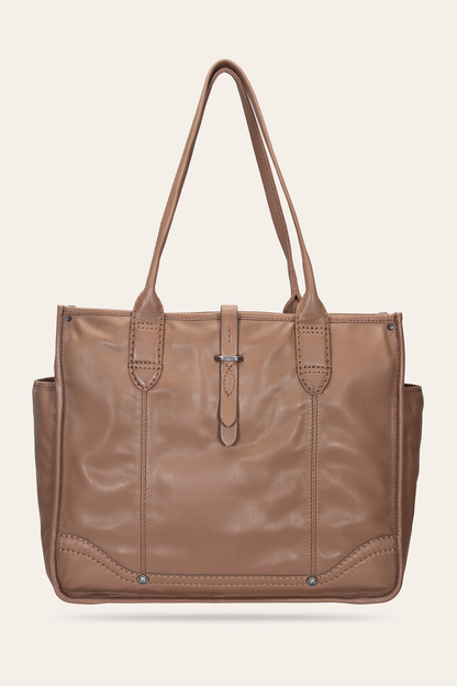Frye Signature | Women's Campus Tote Bag (Beige)