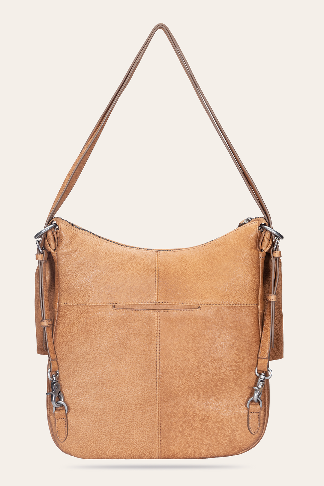 Frye Trusted | Women's Nora Backpack Hobo Bag (Beige)