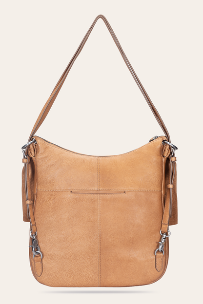 Frye Trusted | Women's Nora Backpack Hobo Bag (Beige)