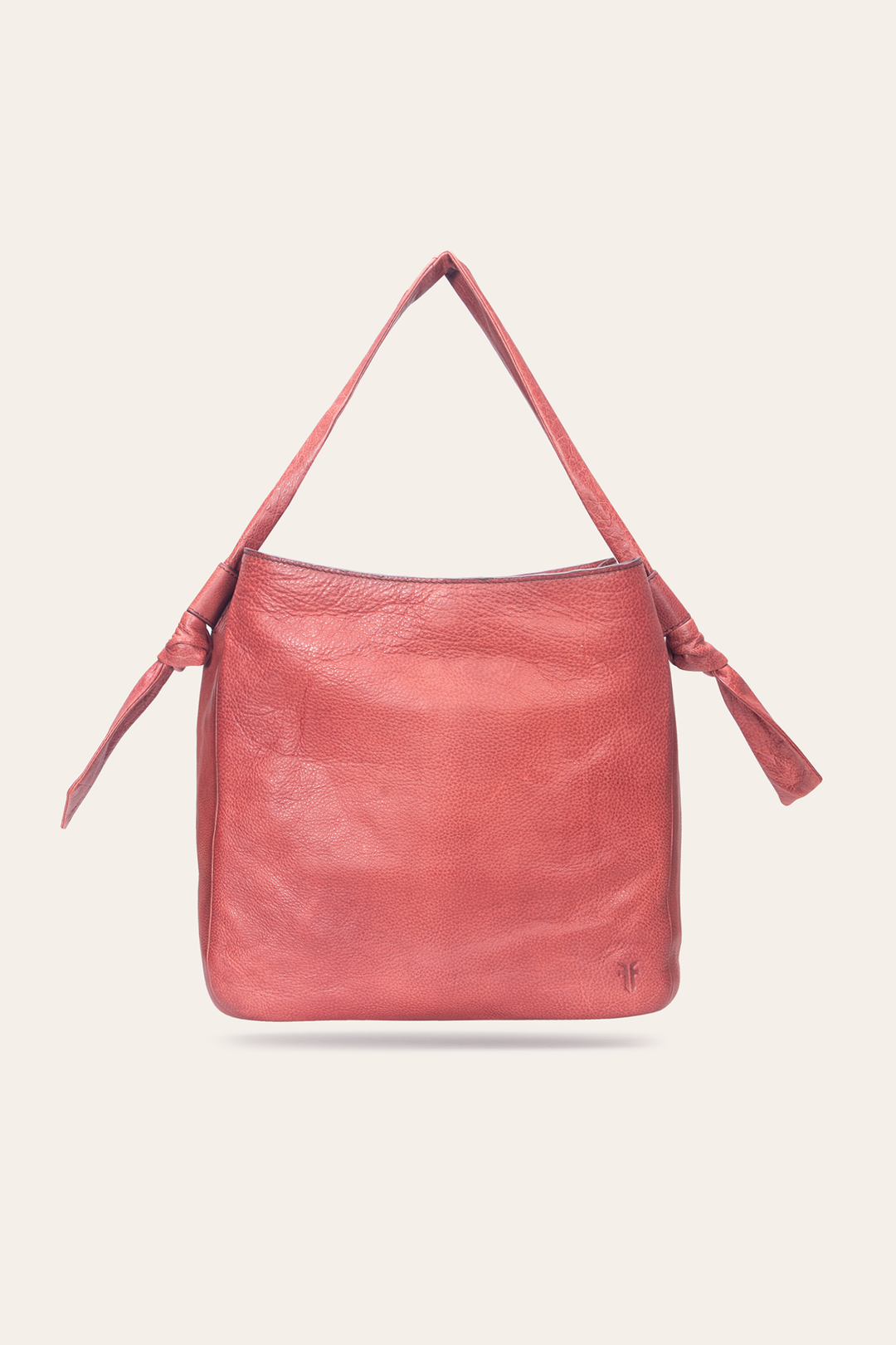 Frye Premium | Nora Knotted Hobo in Burgundy