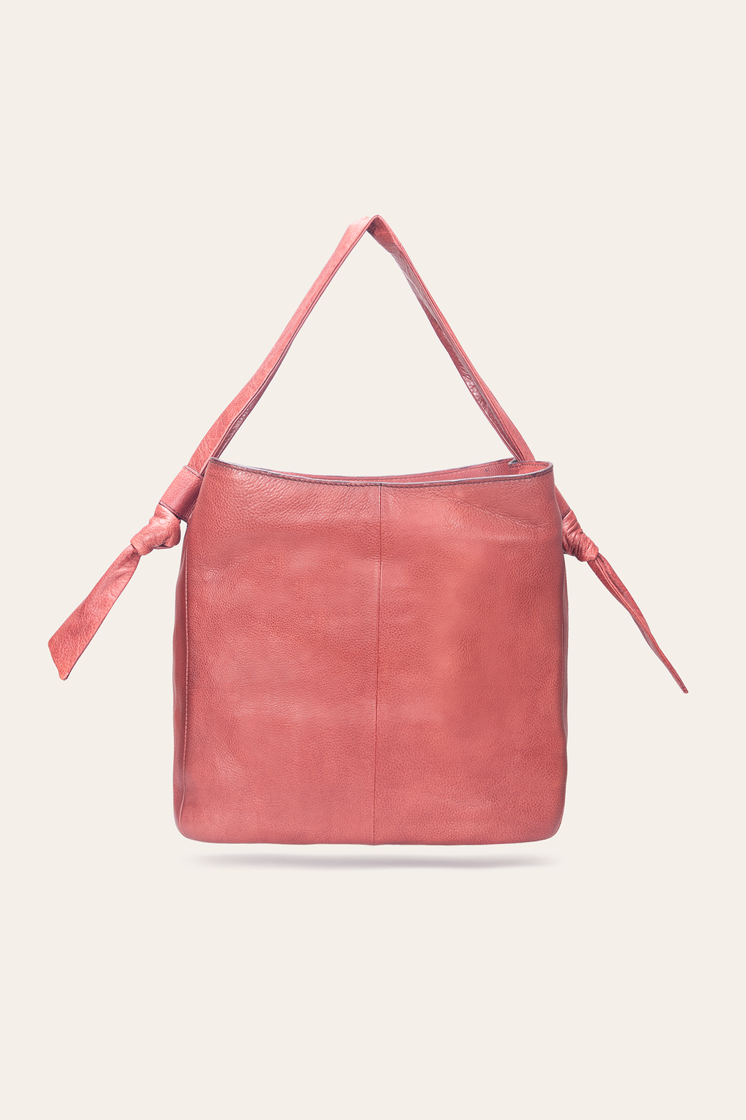 Frye Premium | Nora Knotted Hobo in Burgundy
