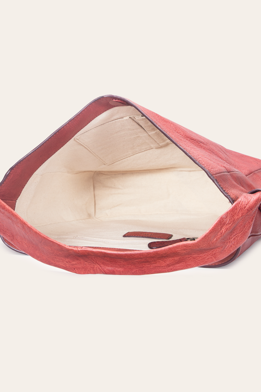 Frye Premium | Nora Knotted Hobo in Burgundy