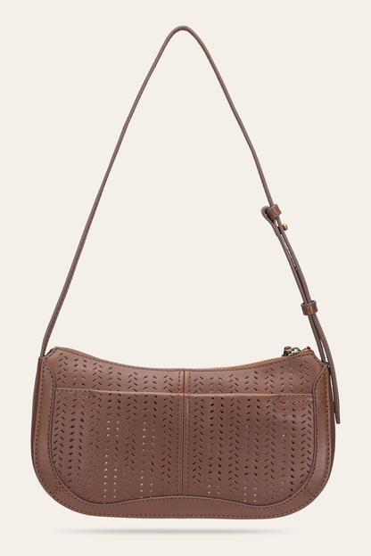 Frye Great Value | Stella Baguette in Cognac