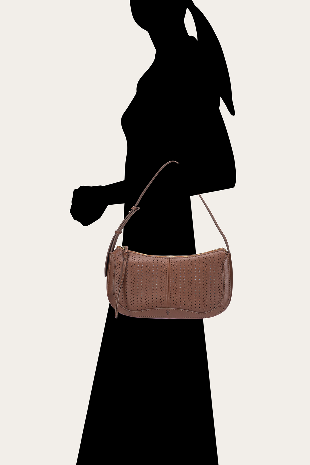 Frye Great Value | Stella Baguette in Cognac