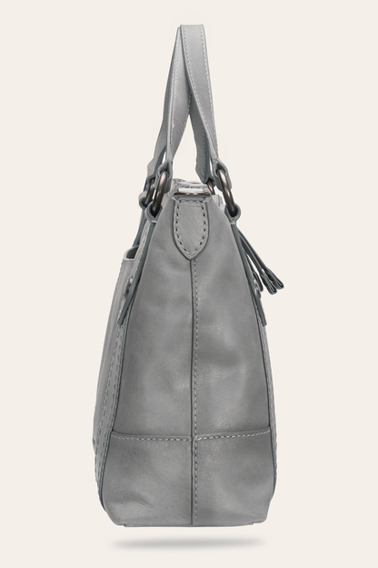 Frye Signature | Melissa Medium Satchel in Shadow