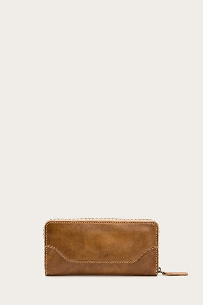 Frye Great Value | Melissa Beige Zip Wallet