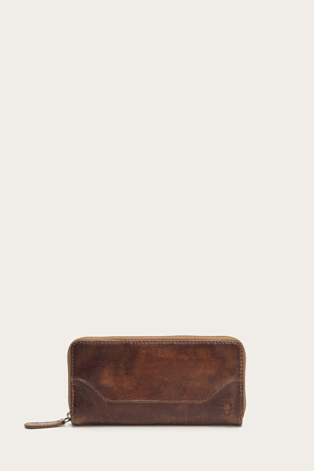 Frye Exclusive | Melissa Cognac Zip Wallet