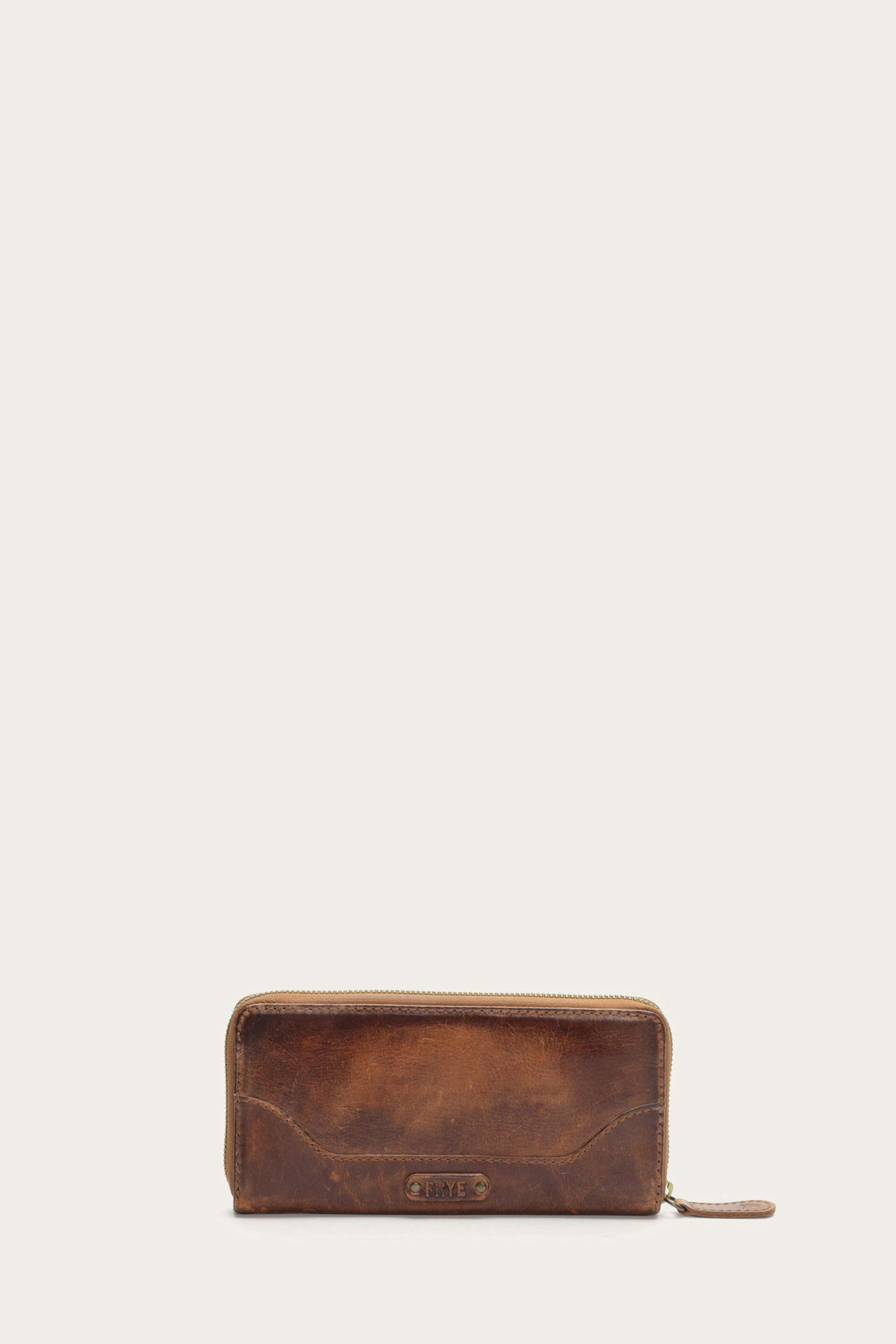 Frye Exclusive | Melissa Cognac Zip Wallet