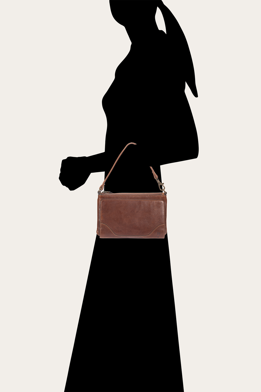 Frye Customer Favorite | Melissa Convertible Wristlet Wallet in Cognac