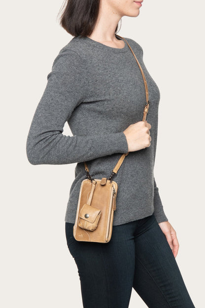 Frye Latest | Melissa Beige 3 In 1 Crossbody