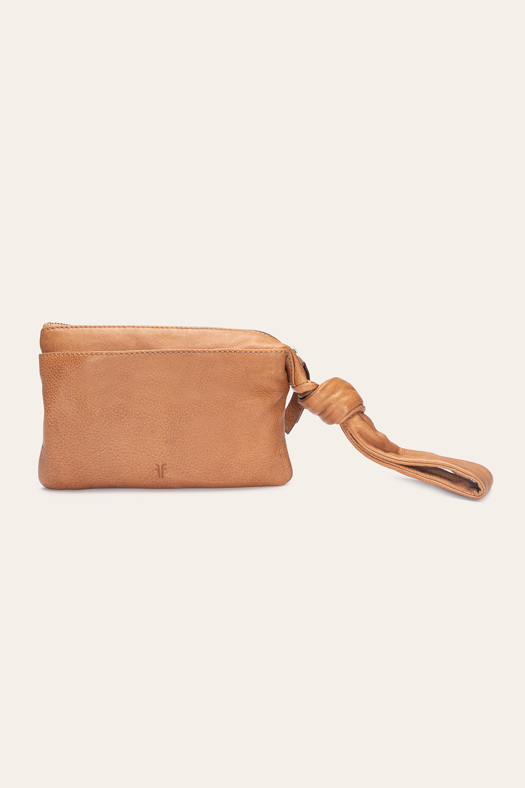 Frye Quality | Nora Beige Knotted Wristlet