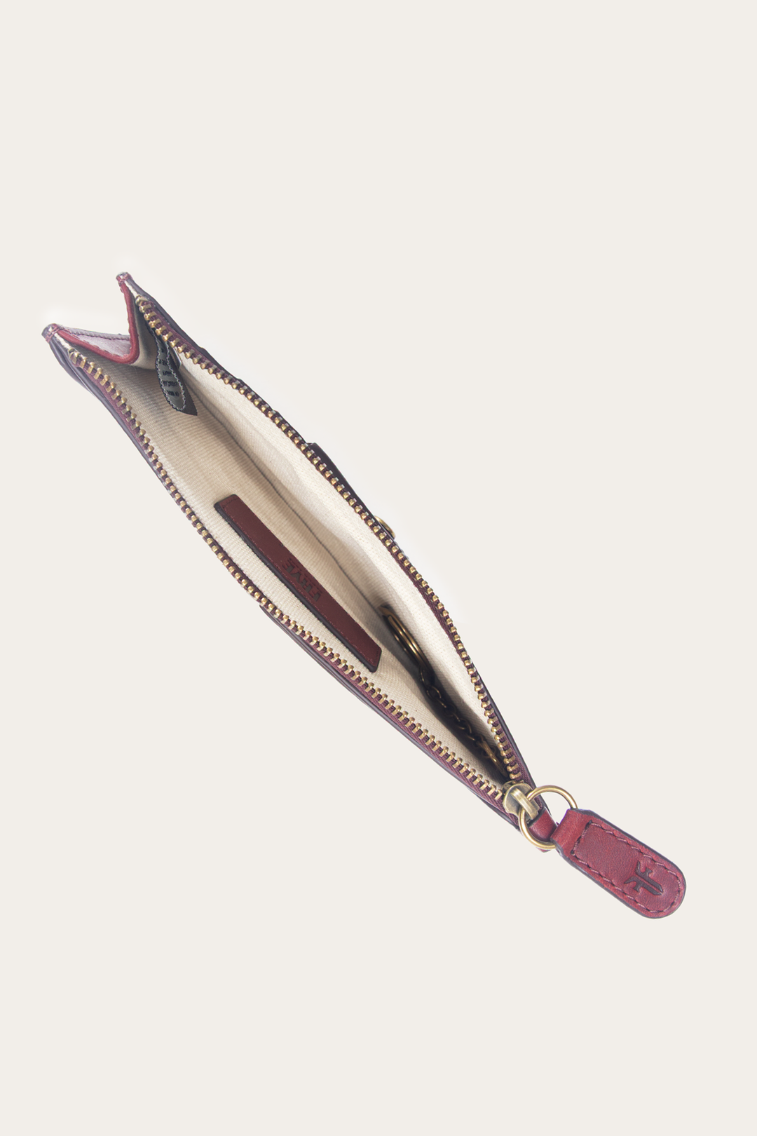 Frye Trusted | Berry Lacquer Melissa Snap Card Wallet