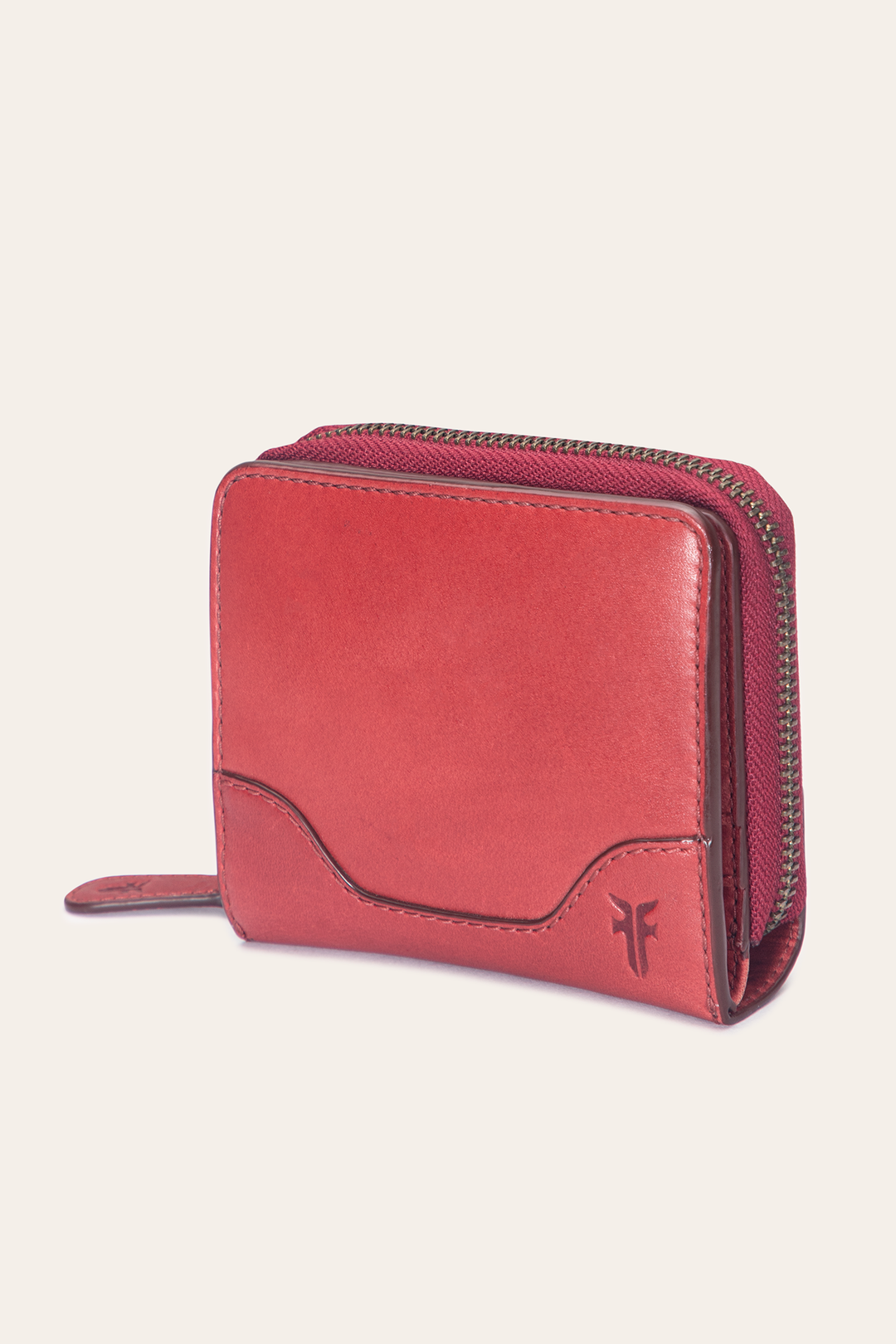 Frye Essential | Melissa Burgundy Small Zip Around