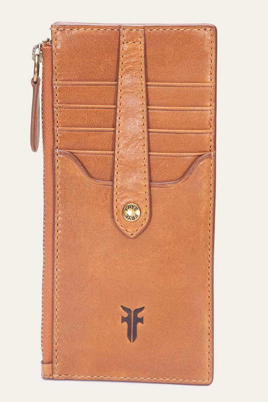 Frye Discount | Melissa Burnt Terracotta Snap Card Wallet