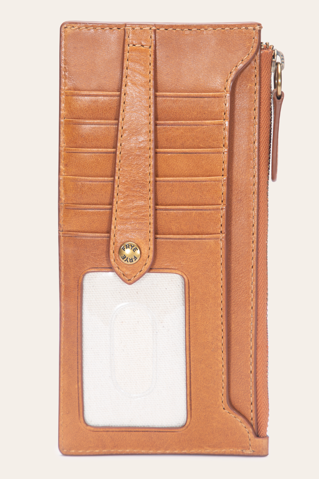 Frye Discount | Melissa Burnt Terracotta Snap Card Wallet