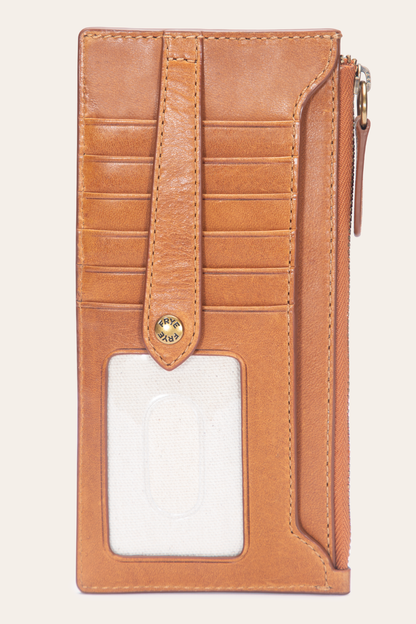 Frye Discount | Melissa Burnt Terracotta Snap Card Wallet