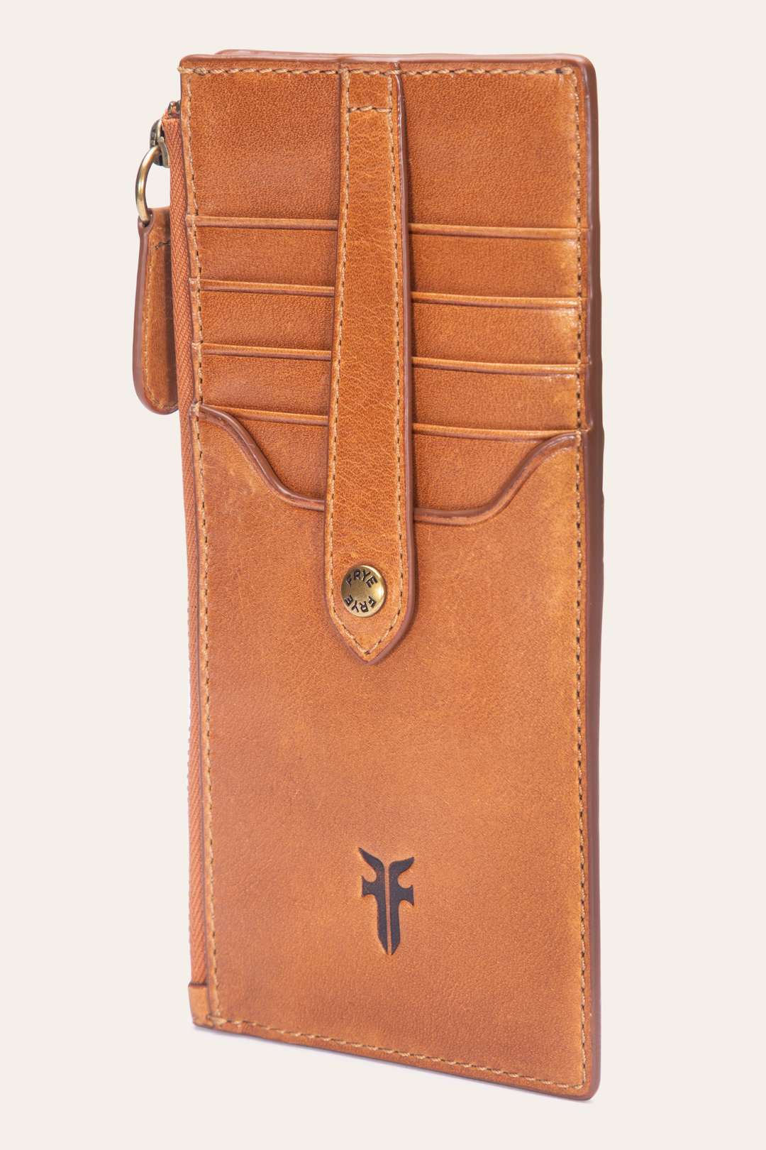 Frye Discount | Melissa Burnt Terracotta Snap Card Wallet