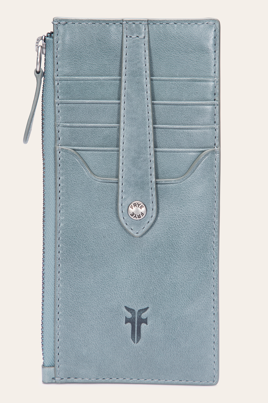 Frye Latest | Melissa Sky Blue Snap Card Wallet
