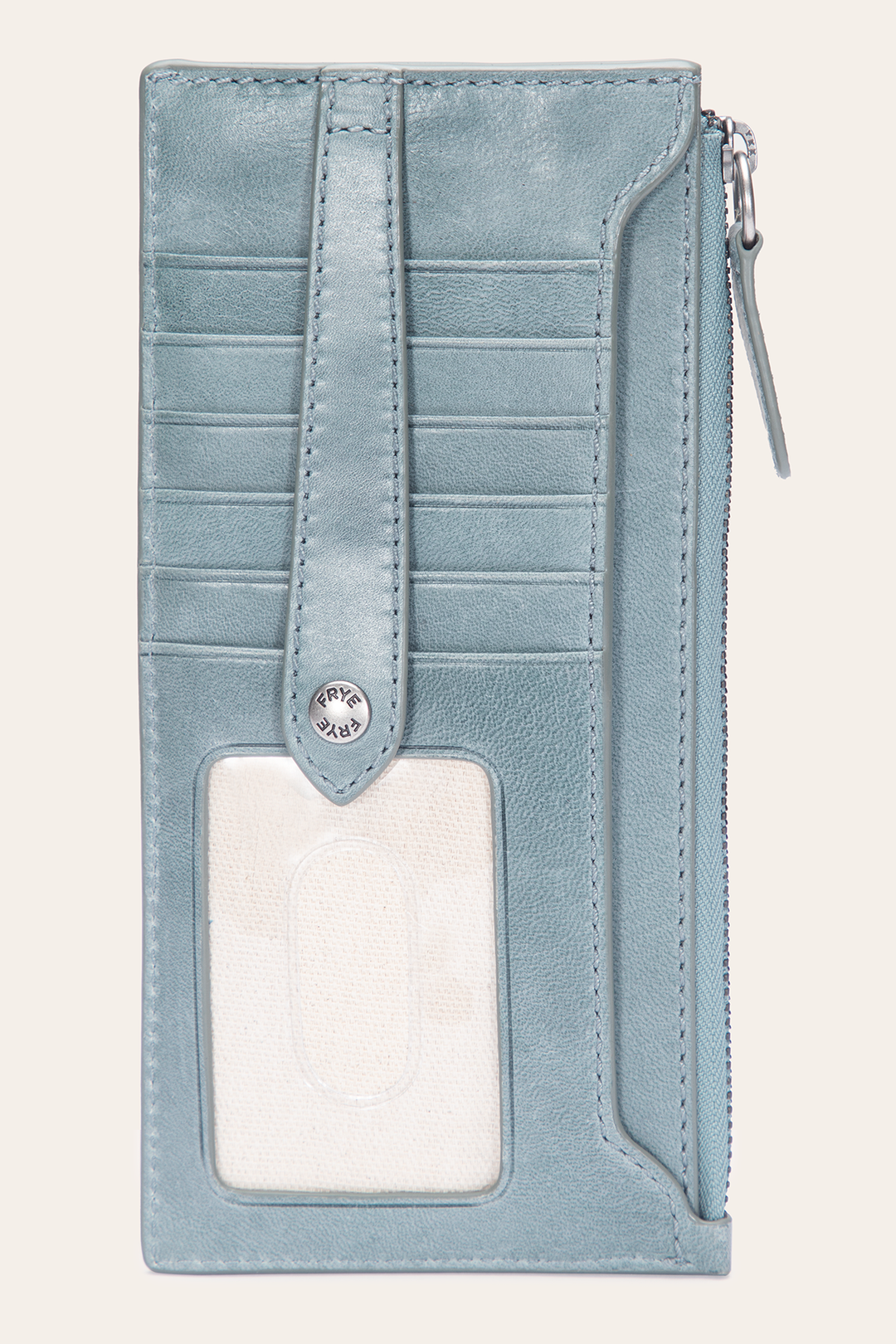 Frye Latest | Melissa Sky Blue Snap Card Wallet