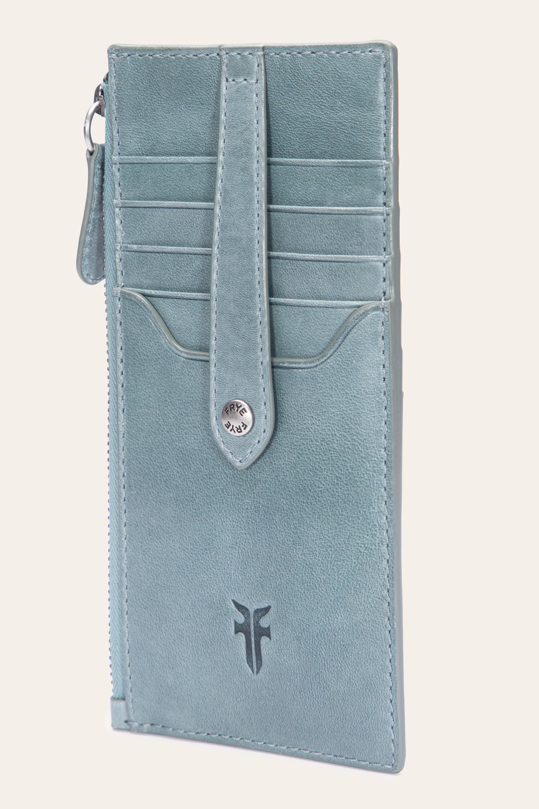 Frye Latest | Melissa Sky Blue Snap Card Wallet