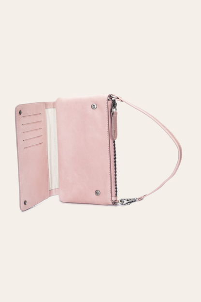 Frye Trending | Melissa Convertible Wristlet Wallet in Woodrose