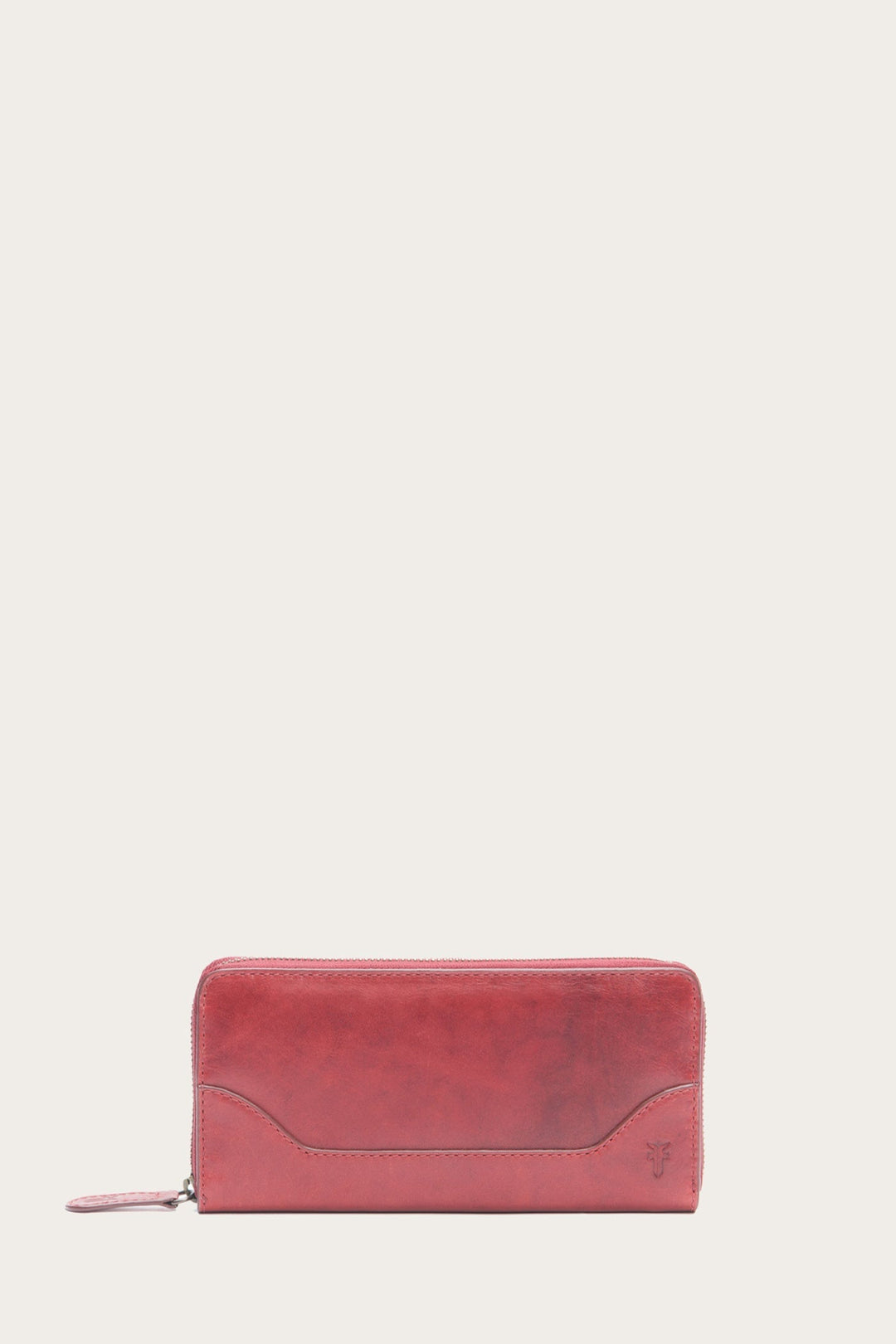 Frye Best Price | Melissa Burgundy Zip Wallet