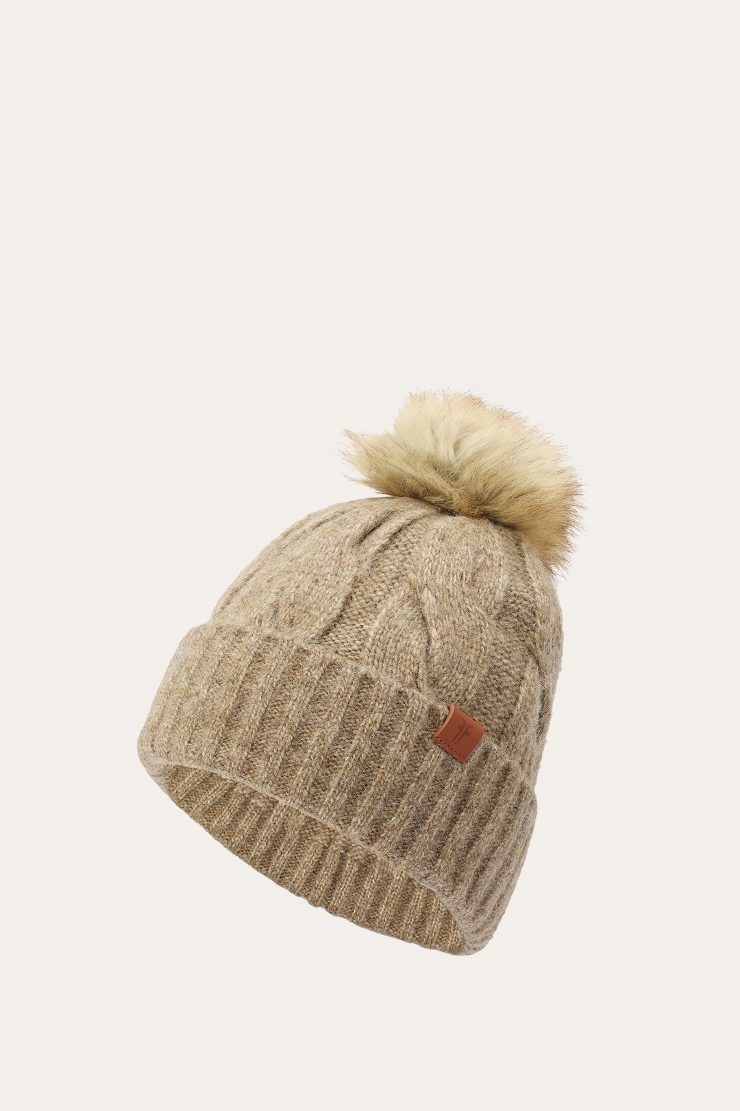 Frye Value | Burnt Olive Wide Cable Cuff Hat