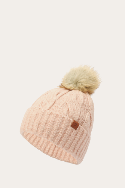 Frye Recommended | Rose Cloud Wide Cable Cuff Hat