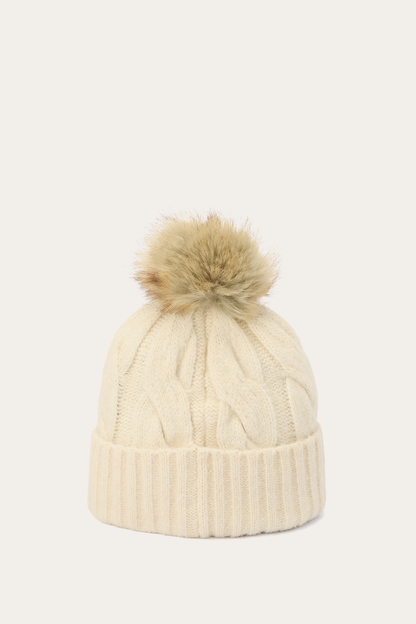 Frye Best Seller | Birch Wide Cable Cuff Hat