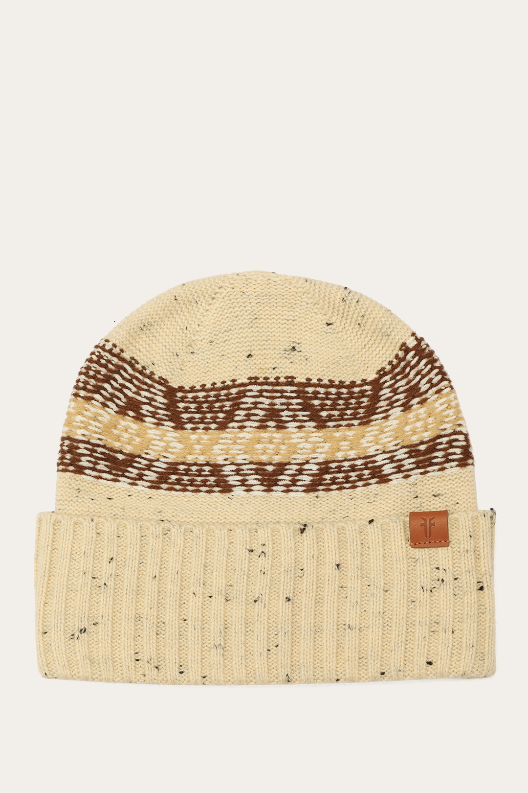 Frye Best Price | Birch Tweed Fair Isle Cuff Hat