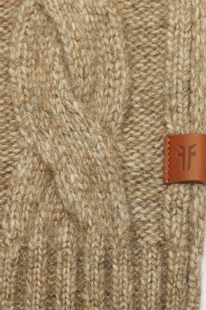 Frye Popular | Burnt Olive Wide Cable Scarf