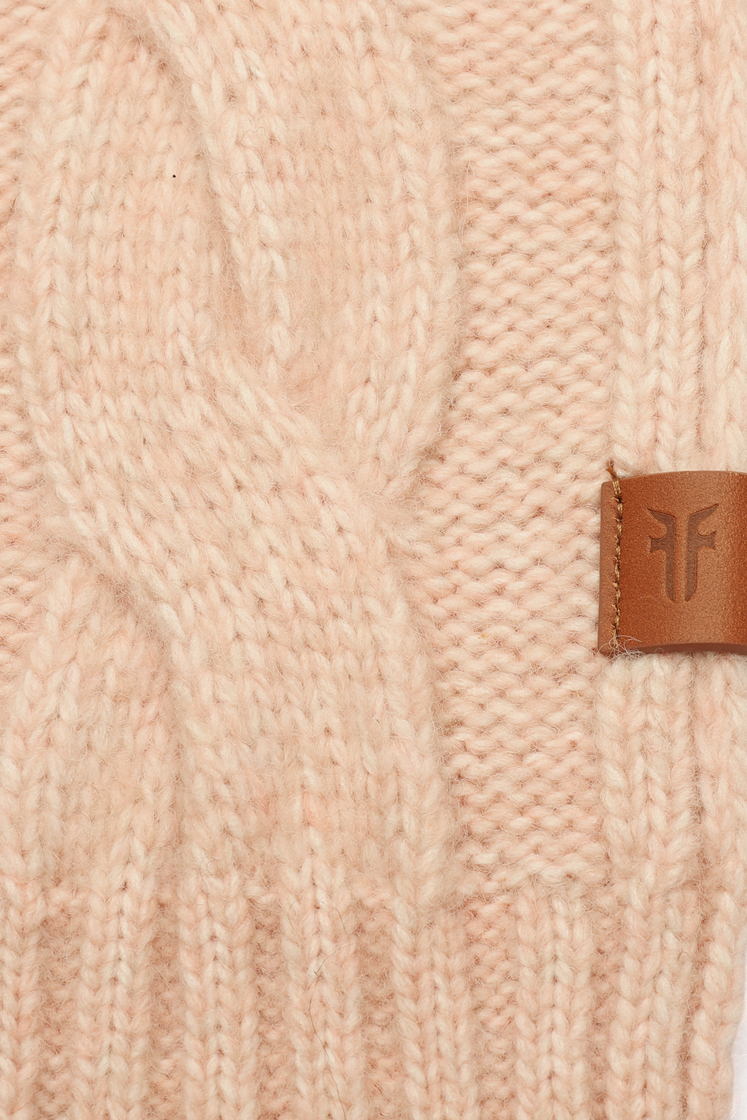 Frye Customer Favorite | Rose Cloud Wide Cable Scarf