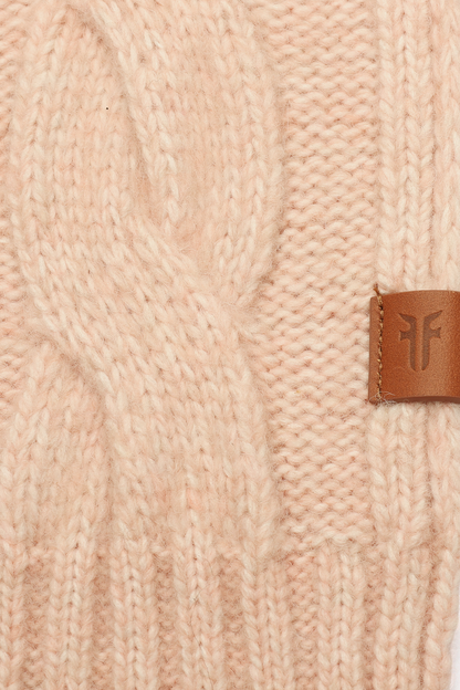 Frye Customer Favorite | Rose Cloud Wide Cable Scarf