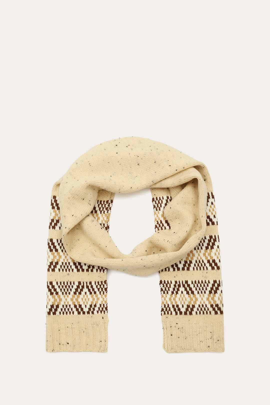 Frye Top Pick | Birch Tweed Fair Isle Scarf