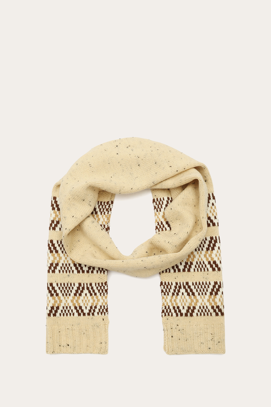 Frye Top Pick | Birch Tweed Fair Isle Scarf