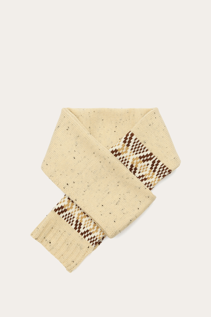 Frye Top Pick | Birch Tweed Fair Isle Scarf