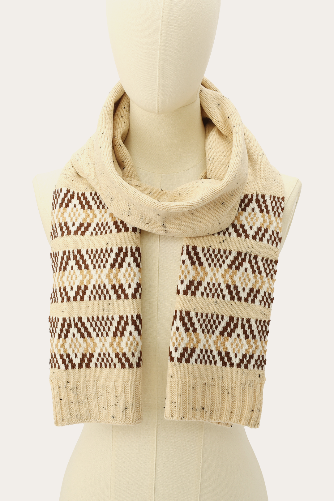 Frye Top Pick | Birch Tweed Fair Isle Scarf