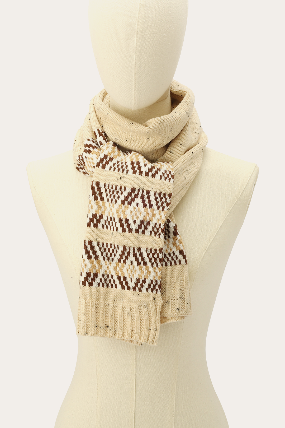 Frye Top Pick | Birch Tweed Fair Isle Scarf