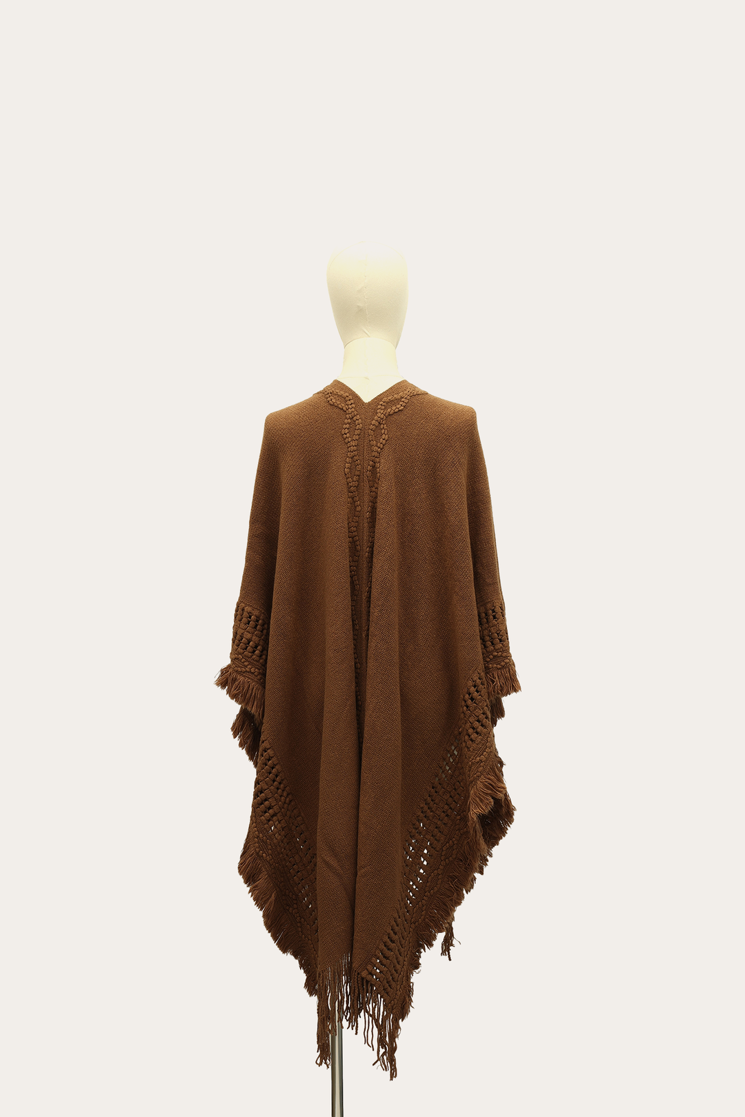 Frye Essential | Acorn Embellished Fringe Ruana