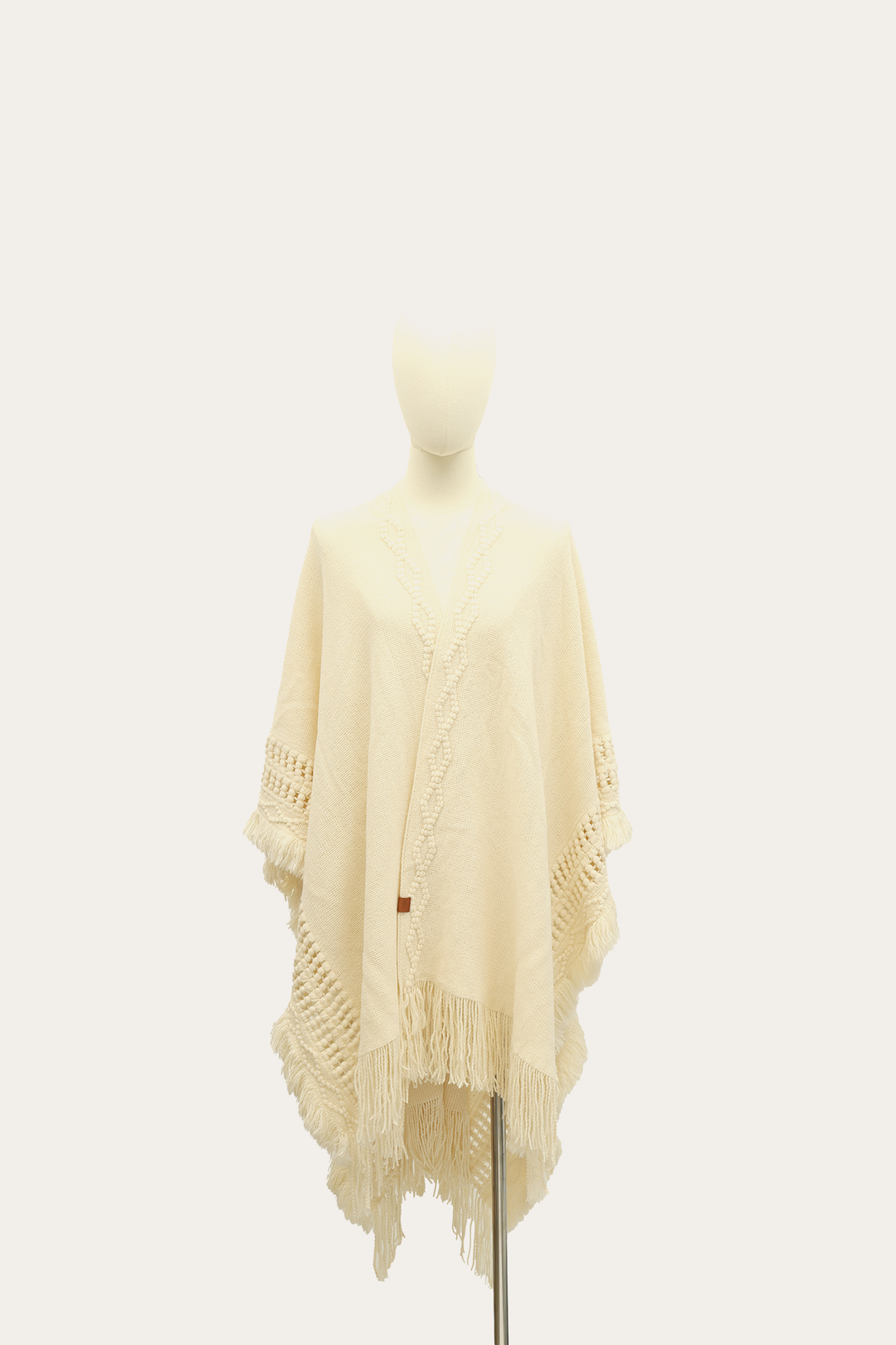 Frye Exclusive | Birch Embellished Fringe Ruana