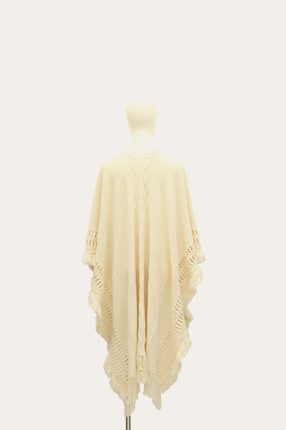 Frye Exclusive | Birch Embellished Fringe Ruana
