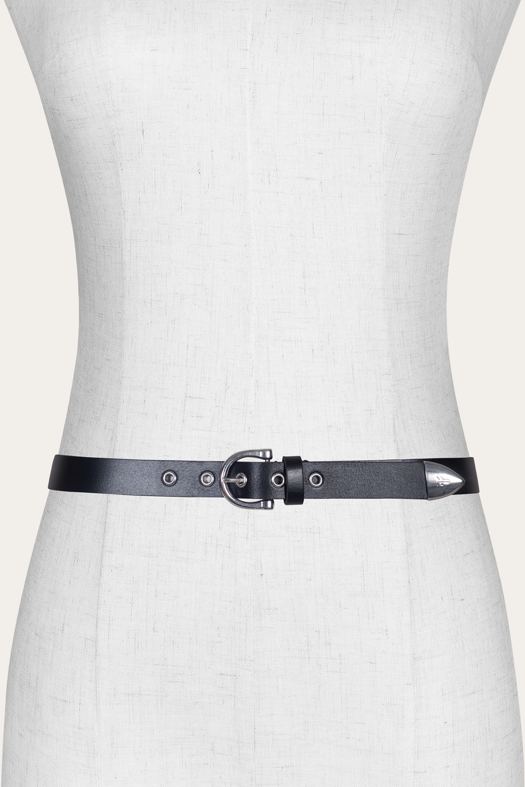 Frye Exclusive | Women’s Black 25mm Horseshoe Buckle Belt